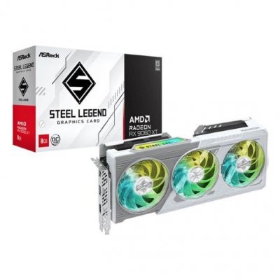 ASROCK Carte graphique  Radeon RX 9060 XT Steel Legend OC