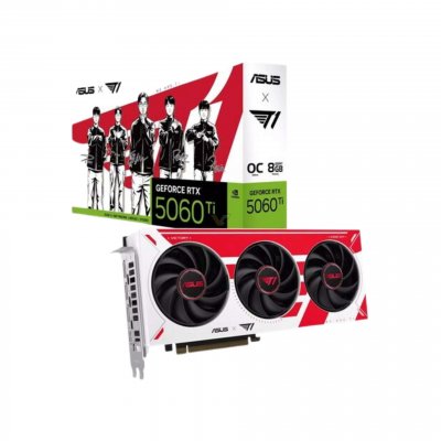 ASUS Carte graphique  T1 GeForce RTX 5060 Ti 8GB GDDR7 OC Edition