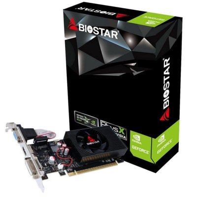 BIOSTAR Carte Graphique  GeForce GT730 2Go GDDR3 PCI-Express x16 1333MHz HDMI Noir 