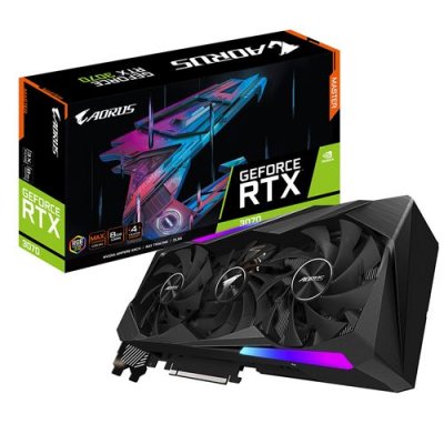 GIGABYTE Carte Graphique  AORUS GeForce RTX 3070 MASTER 8G 