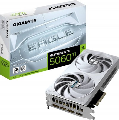 GIGABYTE Carte graphique -  - GeForce RTX 5060 Ti EAGLE OC ICE 16G