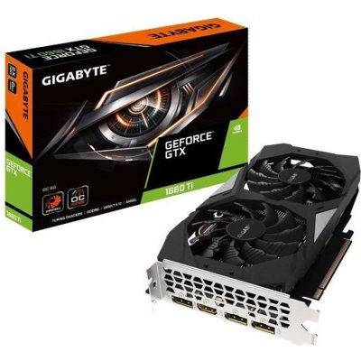 GIGABYTE Carte graphique  GTX 1660 Ti OC 6G - 1660Ti/6Go/HDMI/DP