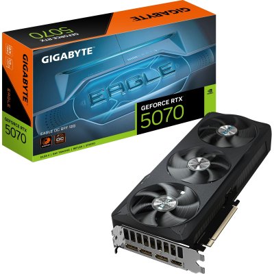 GIGABYTE Carte Graphique  Nvidia GeForce RTX 5070 EAGLE OC SFF 12G