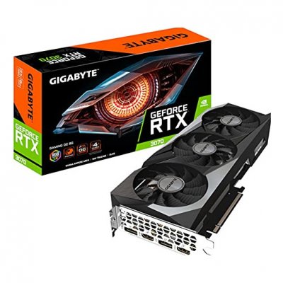 GIGABYTE Carte graphique  RTX 3070 GAMING OC - 8 Go 