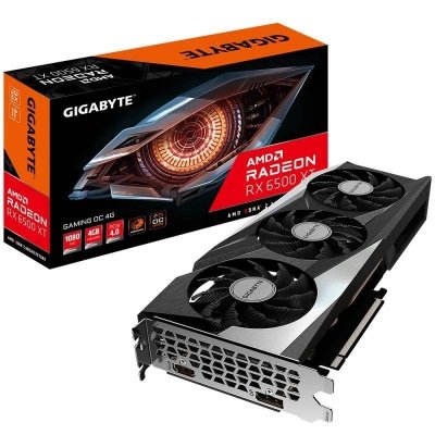 GIGABYTE Carte graphique  rx 6500 xt gaming oc 4 gb