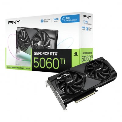 PNY Carte graphique interne  GeForce RTX 5060 Ti OC NVIDIA 16 Go GDDR7