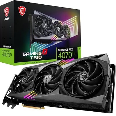 MSI Carte graphique  GeForce RTX 4070 TI GAMING X TRIO 12G 