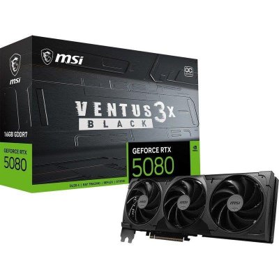 MSI Carte Graphique  Geforce Rtx 5080 Ventus 3x Oc 16 Go Noir