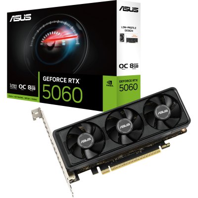 ASUS Carte Graphique NVIDIA GeForce RTX 5060  RTX5060-O8G-LP-BRK 8GB GDDR7 7680 x 4320