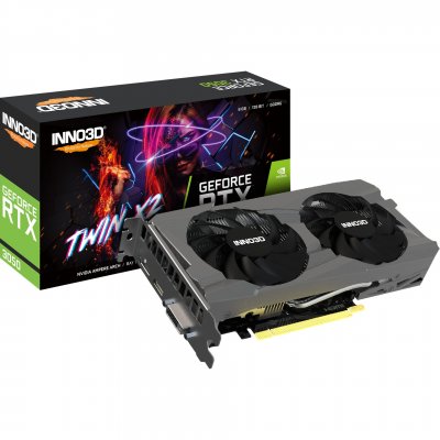 INNO3D Carte Graphique Nvidia  GeForce RTX 3050 Twin X2 8Go