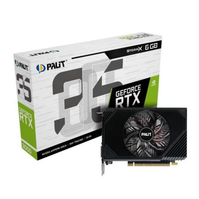 PALIT Carte Graphique Nvidia  GeForce RTX 3050 StormX 6Go Mini ITX