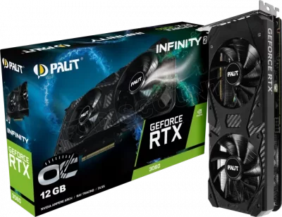 PALIT Carte Graphique  GeForce RTX 3060 Infinity 2 OC 12Go #DEFAULT