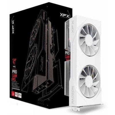 XFX Carte graphique  SWIFT AMD Radeon RX 9060 XT OC 8 Go GDDR6 FSR 4 Blanc