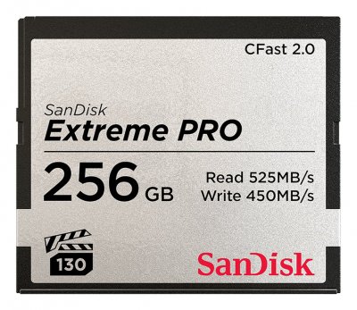 SANDISK Carte m&eacute;moire CFast Extreme Pro, CFast 2.0, 256GB
