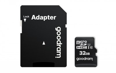 GOODRAM Carte m&eacute;moire  32 go (avec adaptateur carte sd)