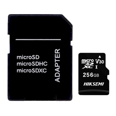 HIKVISION Carte m&eacute;moire  256 Go avec adaptateur C10