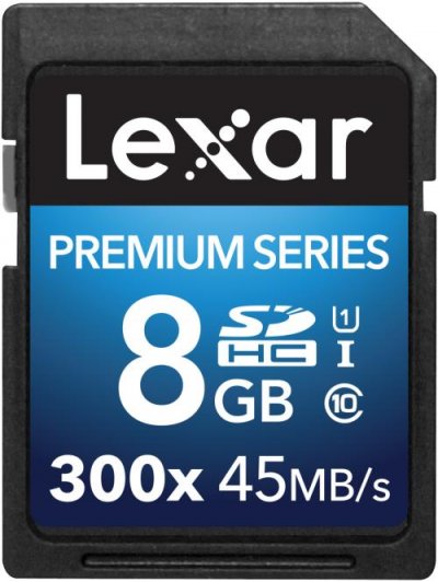 AGREE FNAC Carte m&eacute;moire Lexar SDHC 8 Go 45 Mo/s 