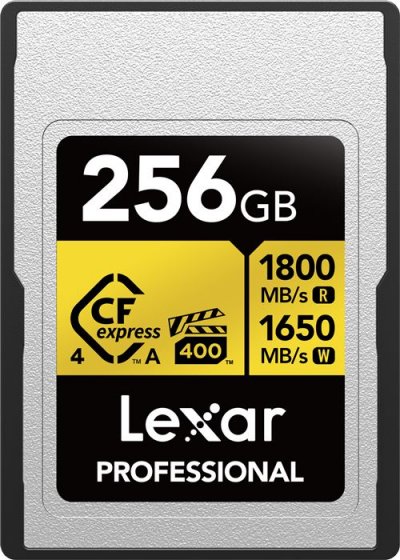 LEXAR Carte m&eacute;moire micro SD  CFexpress Gold Type A 256 Go