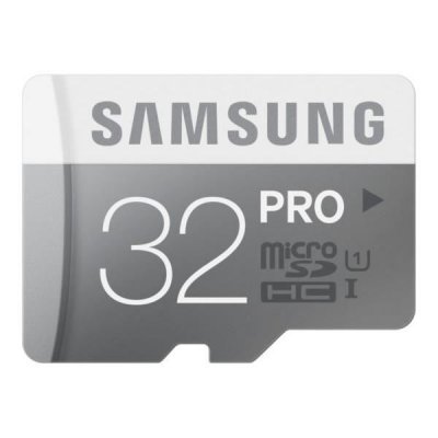 SAMSUNG Carte M&eacute;moire Micro Sd Pro Avec Adaptateur Sd De 32 Go