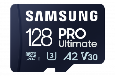 SAMSUNG Carte m&eacute;moire micro SD  PRO Ultimate 128 Go avec adaptateur SD