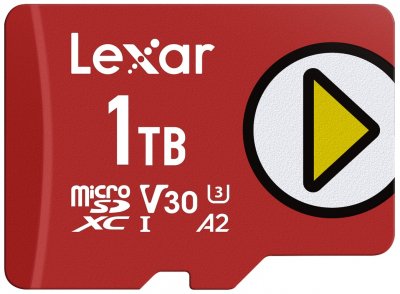 LEXAR Carte m&eacute;moire micro SDXC&trade;  1 To Play Special Gaming Rouge
