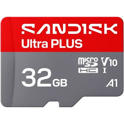 SANDISK Carte m&eacute;moire microSDHC&trade;  Ultra&reg; Plus 32 Go UHS-I