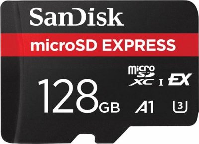 SANDISK Carte M&eacute;moire microSDXC Express Card 128Go Vitesse de Lecture/Ecriture Jusqu'&agrave; 880/480 Mo/s
