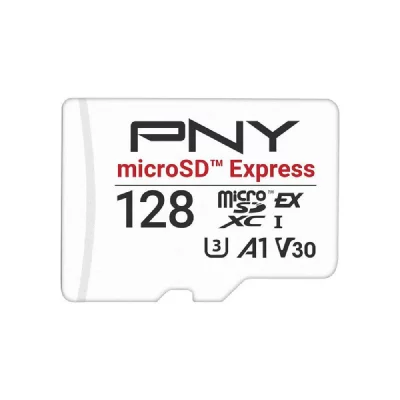PNY Carte m&eacute;moire microSDXC microSD Express 128 Go U3 V30 A1