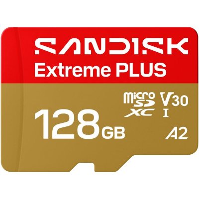 SANDISK Carte m&eacute;moire microSDXC&trade;  Extreme&reg; Plus 128 Go UHS-I