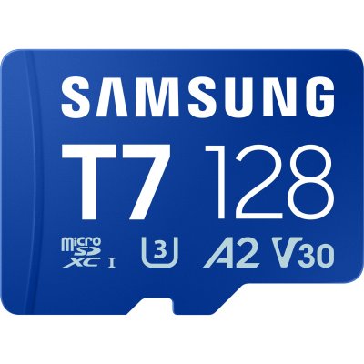 SAMSUNG Carte memoire  128Go Micro-SD T7 MB-MB128T/WW - Neuf