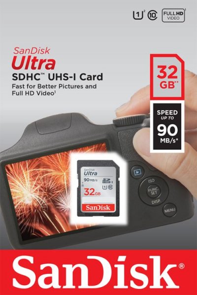SANDISK Carte m&eacute;moire SD  SD ULTRA SDHC 32G
