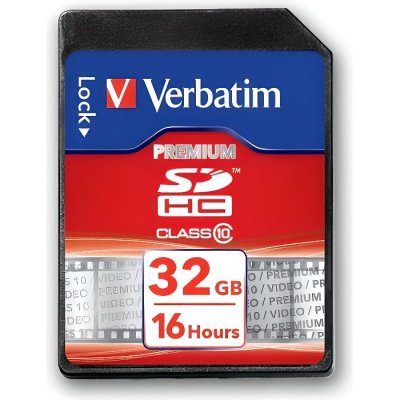 VERBATIM Carte m&eacute;moire SDHC  32 Go Class 10 