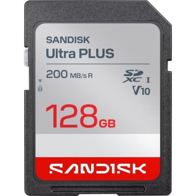 SANDISK Carte m&eacute;moire SDXC&trade;  Ultra PLUS 128 Go UHS-I