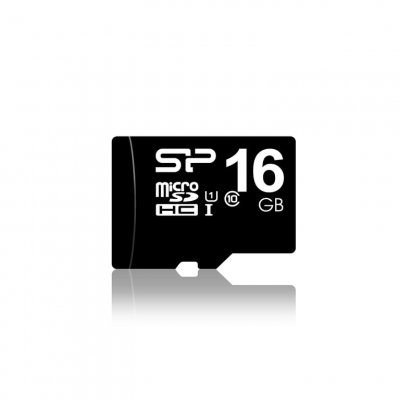 SILICON POWER Carte m&eacute;moire SP Rescue MicroSDHC 16 Go avec adaptateur