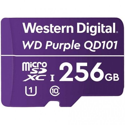 WESTERN DIGITAL Carte m&eacute;moire > WD WD Carte m&eacute;moire WD MicroSD Purple 256GB