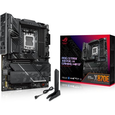 ASUS Carte M&egrave;re AMD X870E ATX 4 Slots DDR5 256 GB RAID USB 3.2 Gen 2x2 Wi-Fi 7