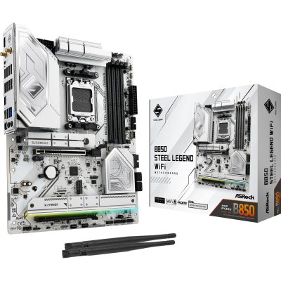 ASROCK Carte m&egrave;re  B850 Steel Legend WiFi AM5 