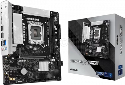 ASROCK Carte M&egrave;re  H810M-X Gen5 DDR5 (Intel LGA 1851) Micro ATX #2POURCENT