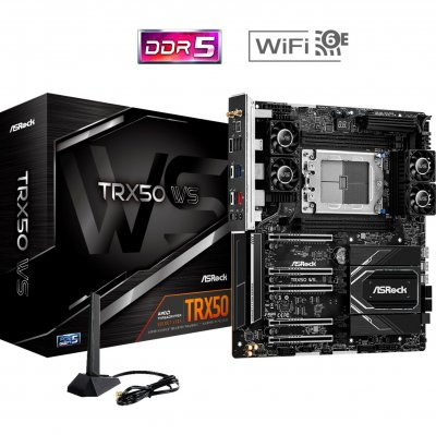 ASROCK Carte m&egrave;re  trx50 ws amd str5 amd trx50 90-MXBN40-A0UAYZ