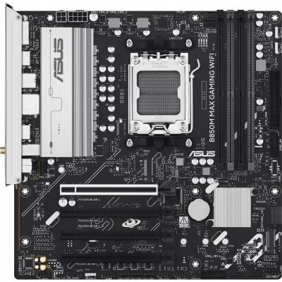 ASUS Carte m&egrave;re  B850 micro ATX AM5 B850M MAX GAMING WIFI DDR5 Wi-Fi 6 PCIe 5.0