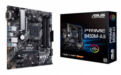 ASUS Carte m&egrave;re  PRIME B450M-A II - B450/AM4/mATX 
