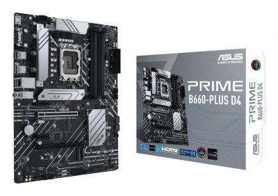 ASUS Carte m&egrave;re  PRIME B660-PLUS D4 - B660/LGA1700/ATX 