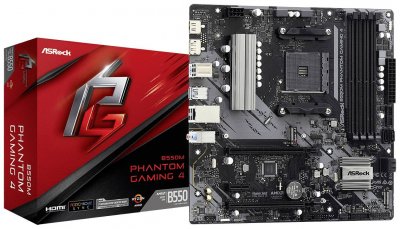ASROCK Carte m&egrave;re - B550M Phantom Gaming 4 