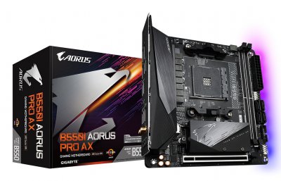 GIGABYTE Carte m&egrave;re  B550i AORUS PRO AX - B550/AM4/ITX 