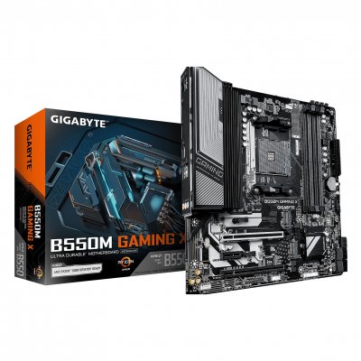 GIGABYTE Carte m&egrave;re  B550M GAMING X AMD B550 Socket AM4 DDR4 Micro ATX Sans WiFi