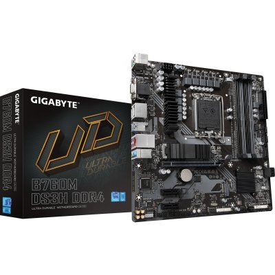GIGABYTE Carte m&egrave;re  B760M DS3H DDR4 - B760/LGA1700/DDR4/mATX 