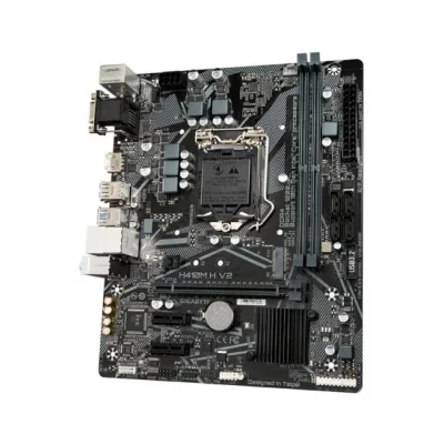 GIGABYTE Carte m&egrave;re  H410M-H V2 - H410/LGA1200/mATX 