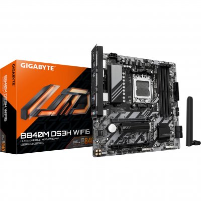 GIGABYTE Carte M&egrave;re Micro ATX -  - B840M DS3H WF6 - Wi-Fi 6 - DDR5 - PCIe 4.0