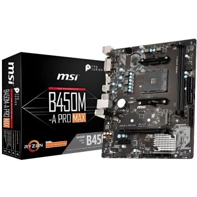 MSI Carte M&egrave;re  B450M-A Pro Max mATX DDR4 AM4