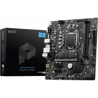 MSI Carte m&egrave;re  B560M-A PRO - B560/LGA1200/mATX 